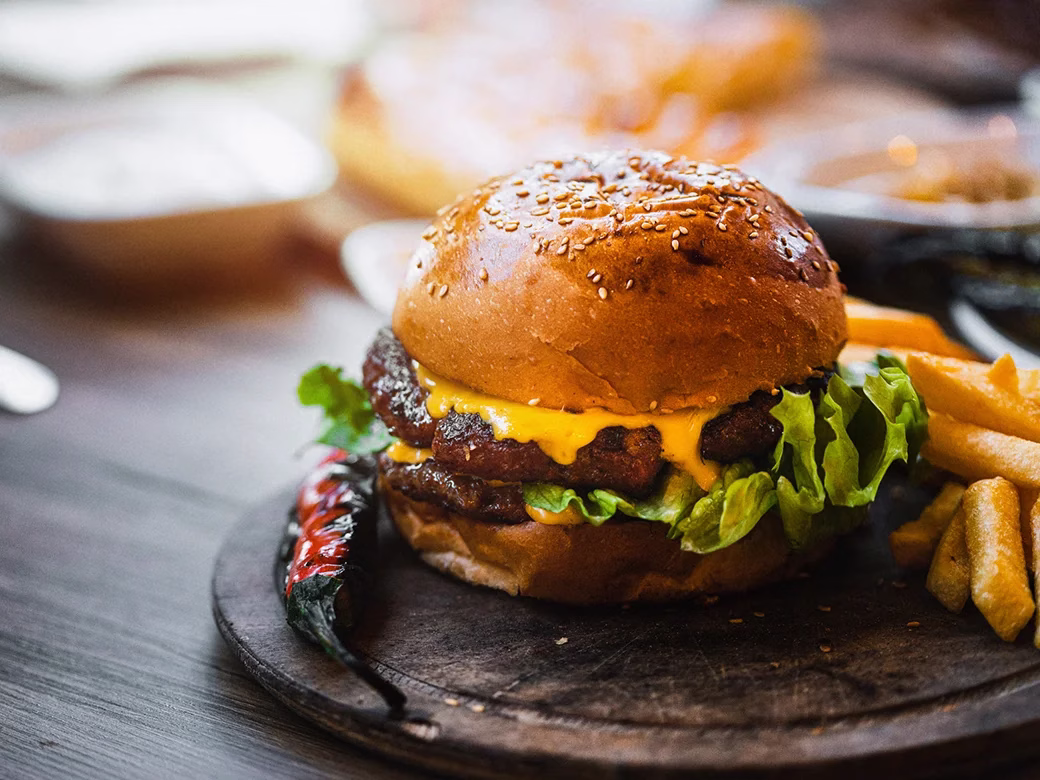Delioucs hamburger