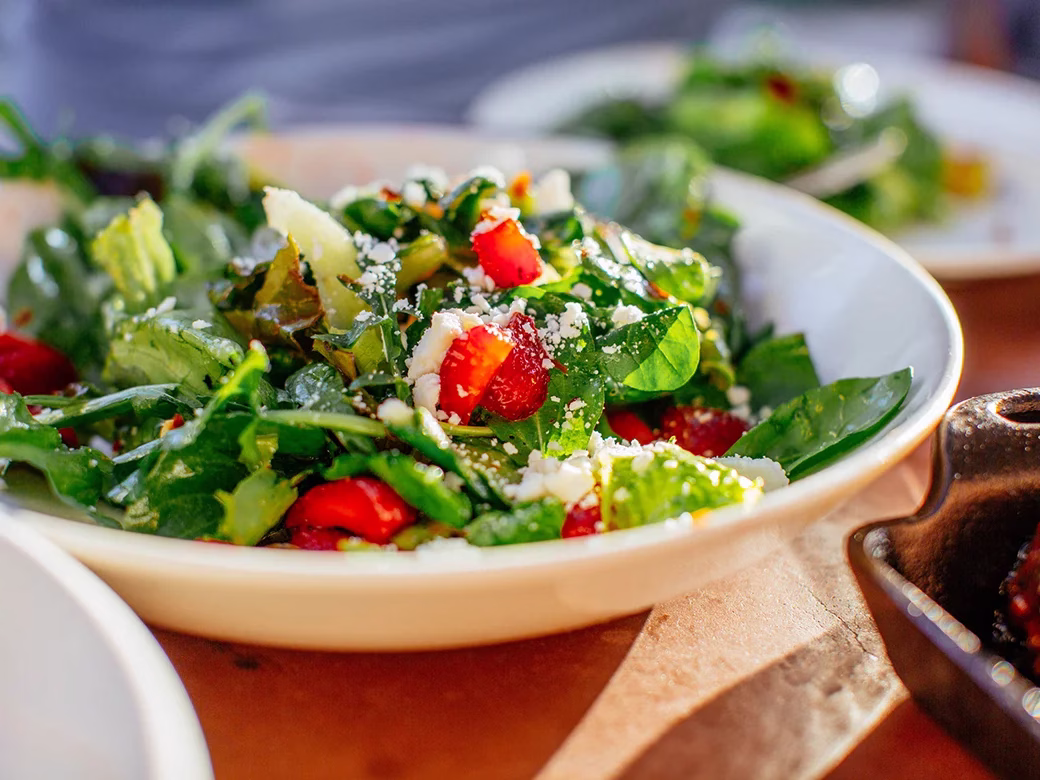 View of a salad