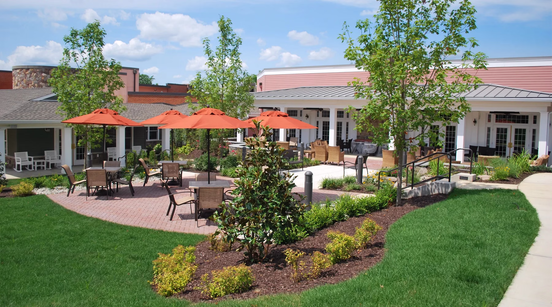 Heath Village court yard