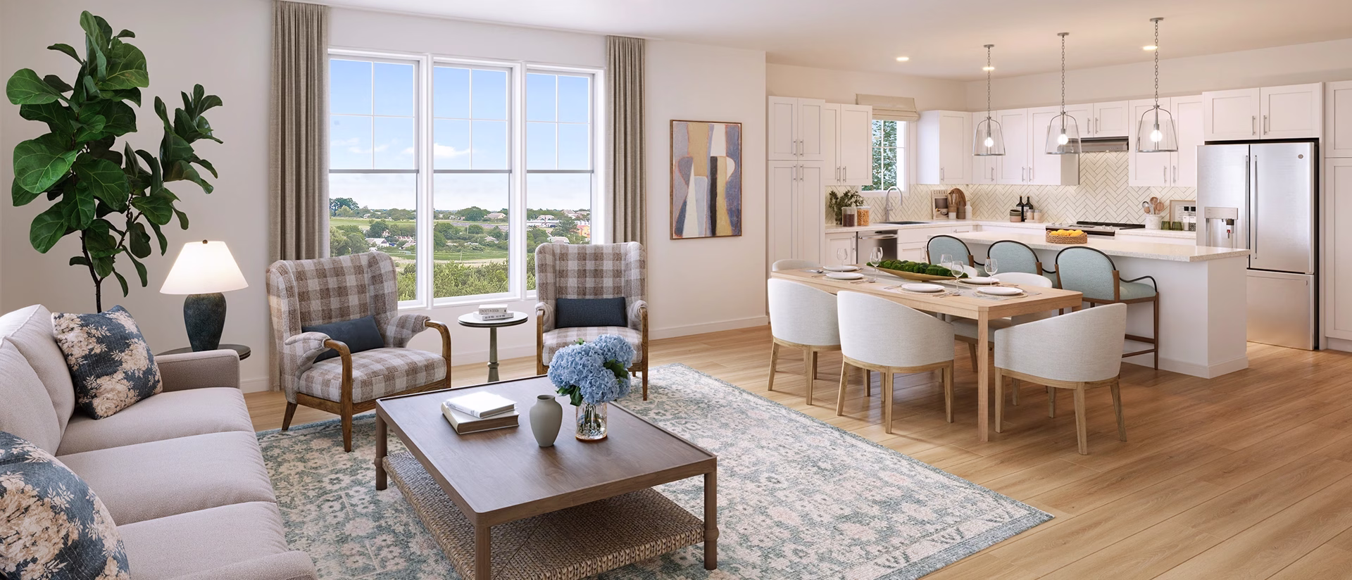 Interior view of apartment